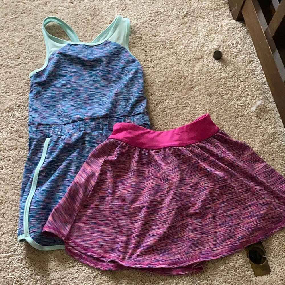 Tennis dress and skirt